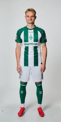 1.BL, Porträttermin 2026 2027 Amos Pieper; SV Werder Bremen; Bremen Bremen Deutschland *** 1 BL, Photo Shoot 2026 2027 Amos Pieper SV Werder Bremen Bremen Bremen Germany Copyright: xWerderxBremenxviaxNordphotox