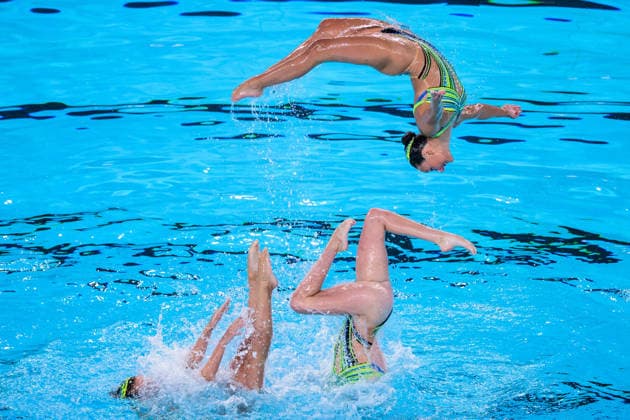 Swimming, European Championships in Paris, synchronised swimming, women, technical team event