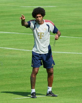 04.08.2026, FC Bayern Muenchen, Training, Saebenerstrasse Muenchen , Fussball, im Bild: Dante (FCBII) *** August 4, 2026, FC Bayern Munich, Practice, Säbenerstrasse, Munich, Soccer, Sports, Pictured: Dante FCBII