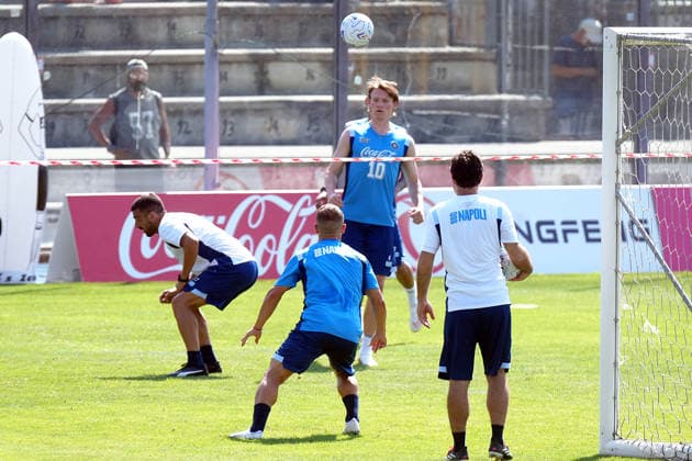 CASTEL DI SANGRO, ITALY, AUGUST 4: Scott McTominay of SSC Napoli during the pre season training camp in Castel di Sangro, Italy. Copyright: xFOTOAGENZIAx