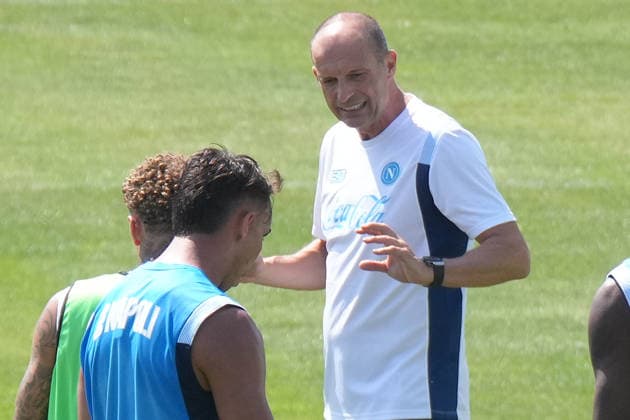 CASTEL DI SANGRO, ITALY, AUGUST 4: Massimiliano Allegri of SSC Napoli during the pre season training camp in Castel di Sangro, Italy. Copyright: xFOTOAGENZIAx