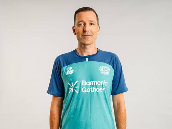Trainer Roberto Pätzold; Bayer 04 Leverkusen; 1.BL Frauen, Porträttermin 2026 2027, Head Coach Roberto Pätzold; Bayer 04 Leverkusen; 1.BL Women, portrait appointment 2026 2027, Leverkusen BayArena NRW Germany