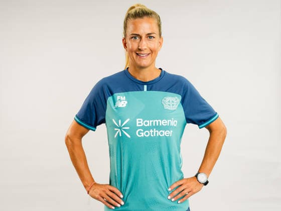 Co-Trainerin Friederike Mehring; Bayer 04 Leverkusen; 1.BL Frauen, Porträttermin 2026 2027, Assistant Coach Friederike Mehring; Bayer 04 Leverkusen; 1.BL Women, portrait appointment 2026 2027, Leverkusen BayArena NRW Germany