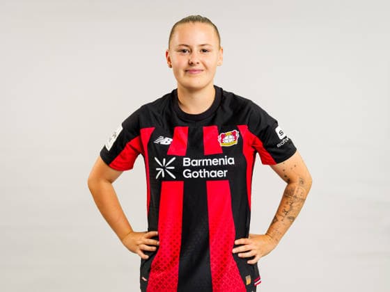 Vanessa Fudalla; Bayer 04 Leverkusen; 1.BL Frauen, Porträttermin 2026 2027, Vanessa Fudalla; Bayer 04 Leverkusen; 1.BL Women, portrait appointment 2026 2027, Leverkusen BayArena NRW Germany