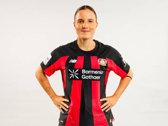 Estrella Merino Gonzalez; Bayer 04 Leverkusen; 1.BL Frauen, Porträttermin 2026 2027, Estrella Merino Gonzalez; Bayer 04 Leverkusen; 1.BL Women, portrait appointment 2026 2027, Leverkusen BayArena NRW Germany