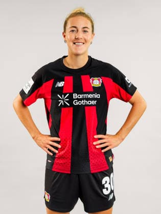 Carolin Simon; Bayer 04 Leverkusen; 1.BL Frauen, Porträttermin 2026 2027, Carolin Simon; Bayer 04 Leverkusen; 1.BL Women, portrait appointment 2026 2027, Leverkusen BayArena NRW Germany