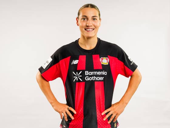 Carlotta Wamser; Bayer 04 Leverkusen; 1.BL Frauen, Porträttermin 2026 2027, Carlotta Wamser; Bayer 04 Leverkusen; 1.BL Women, portrait appointment 2026 2027, Leverkusen BayArena NRW Germany