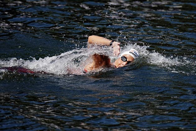 Open Water, Women s 10km, Ginevra Taddeucci from Italy, winner of the gold medal at the European Aquatics Championships Paris 2026, Paris, August 03, 2026 .  Copyright: xGianxMattiaxD Alberto LaPressex