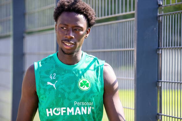 04.08.2026 - Fussball - 2. Bundesliga - Saison 2026 2027 - SpVgg Greuther Fürth Fuerth ( Kleeblatt ) - Training - - xwoxzix - Omar Sillah (42, SpVgg Greuther Fürth ) *** August 4, 2026 Soccer 2. Bundesliga 2026–2027 Season SpVgg Greuther Fürth Fürth Kleeblatt Training xwoxzix Omar Sillah 42, SpVgg Greuther Fürth