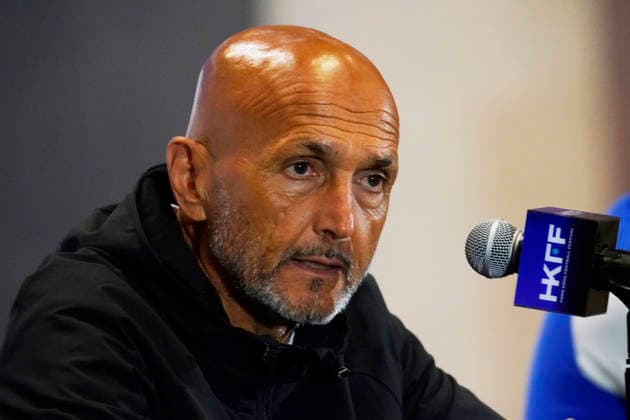 HONGKONG-SOCCER FOOTBALL-FEST Luciano Spalletti, a coach of Juventus FC at press conference, PK, Pressekonferenz at Kai Tan Stadium during the Hong Kong Football Festival 2026 in Hong Kong, August 4, 2026. NEXPHER Vernon Yuen HONG KONG