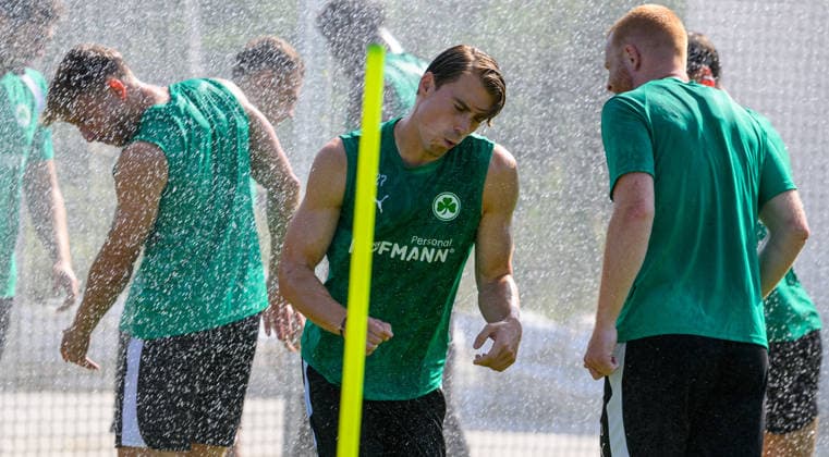 Football, 2nd Bundesliga, SpVgg Greuther Fürth, Training