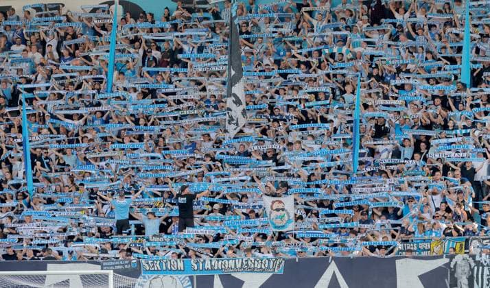 CFC vs FSV Zwickau 04.08.2026 Chemnitz, eins Stadion- An der Gellertstrasse, Fussball, Regionalliga Nordost 2026 2027, 3. Spieltag , CFC, CFC vs FSV Zwickau CFC- Fans in der Südkurve Chemnitz Sachsen BRD *** CFC vs. FSV Zwickau, August 4, 2026, Chemnitz, eins Stadium on Gellertstrasse, Sports, Soccer, Northeast Regional League 2026–2027, Matchday 3, CFC, CFC vs. FSV Zwickau, CFC fans in the South Stand, Chemnitz, Saxony, Germany