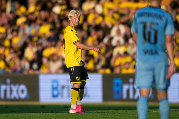260804 Romeo Leandersson of Mjällby during the Champions League football qualifying match between Mjällby and Slovan Bratislava on August 4, 2026 in Hällevik. Photo: Christoffer Borg Mattisson BILDBYRAN COP 261 CB0545 fotboll football soccer fotball uefa champions league champions league mjällby slovan bratislava bbeng *** August 4, 2026: Romeo Leandersson of Mjällby during the Champions League soccer qualifying match between Mjällby and Slovan Bratislava on August 4, 2026 in Hällevik. Photo by Christoffer Borg Mattisson, BILDBYRAN COP 261 CB0545 soccer football UEFA Champions League Mjällby Slovan Bratislava bbeng  Copyright: CHRISTOFFERxBORGxMATTISSON BB260804CB115