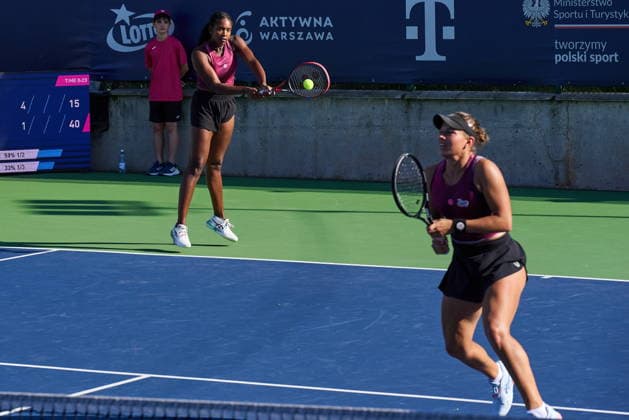 Warszawa 04.08.2026. Tennis. WTA, Tennis Damen 125 Warsaw T-Mobile Polish Open, day 3, Warsaw, Poland --- Tenis. Turniej WTA 125 Warsaw T-Mobile Polish Open, dzien 3, Warszawa Persons shown : Alana Smith (USA) Fot. Dominika Chmura Arena Akcji NEWSPIX.PL --- newspix.pl 