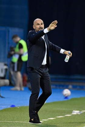 Croatia, Zagreb, 040826. Maksimir Stadium. Football match of the third round of UEFA Champions League qualification, GNK Dinamo - FK Kauno Zalgiris. In the photo: Zeljko Sopic. Photo: Goran Mehkek CROPIX Zagreb Croatia Copyright: xxGoranxMehkekx gm_dinamo_kauno31-040826