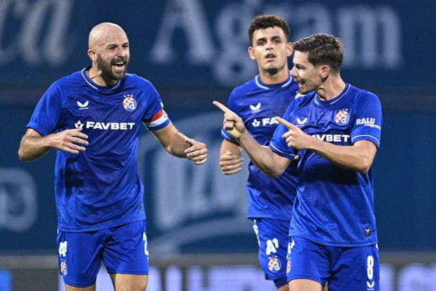 Zagreb, 040826. Maksimir Stadium. Football match of the third round of UEFA Champions League qualification, GNK Dinamo - FK Kauno Zalgiris. In the photo: goal, celebration of Dinamo players. Photo: Damir Krajac CROPIX Copyright: xxDamirxKrajacx dk_dinamo_kauno51-040826