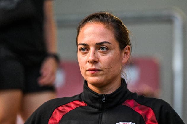 04.08.2026, GER, Fußball, Herren,Toto-Pokal Bayern, Saison 2026 2027, FC Memmingen vs FC Ingolstadt 04 Sabrina Wittmann (Ingolstadt) Memmingen e-con ArenaPark Bayern Deutschland *** August 4, 2026, GER, Soccer, Men s, Bavarian Toto Cup, 2026–2027 Season, FC Memmingen vs. FC Ingolstadt 04, Sabrina Wittmann, Ingolstadt, Memmingen, ArenaPark, Bavaria, Germany Copyright: xNordphotox xHafnerx