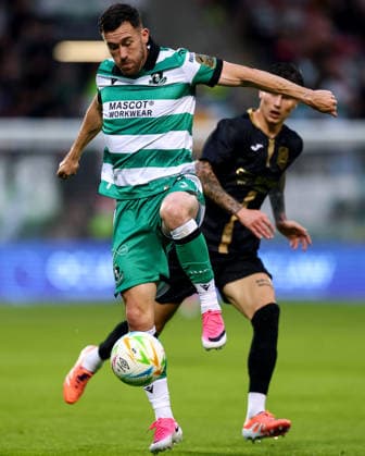 UEFA Europa League Third Qualifying Round First Leg, Tallaght Stadium, Dublin 4 8 2026 Shamrock Rovers vs KF Egnatia Shamrock Rovers Aaron Greene Aaron Greene 4 8 2026  Copyright: xx JR1W5951