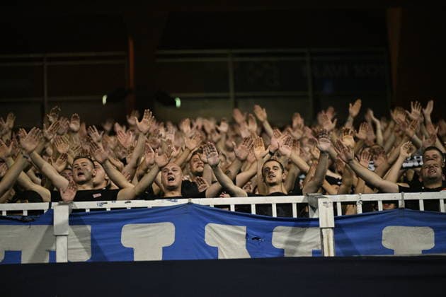 Croatia, Zagreb, 040826. Maksimir Stadium. Football match of the third round of UEFA Champions League qualification, GNK Dinamo - FK Kauno Zalgiris. Photo: Damir Krajac CROPIX Copyright: xxDamirxKrajacx dk_dinamo_kauno89-040826