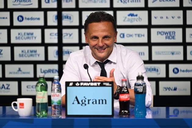 Croatia, Zagreb, 040826. Maksimir Stadium. press conference, PK, Pressekonferenz after the match of the third qualifying round of the UEFA Champions League, GNK Dinamo - FK Kauno Zalgiris. In the photo: Mario Kovacevic. Photo: Damir Krajac CROPIX Copyright: xxDamirxKrajacx konferencija_kovacevic3-040826