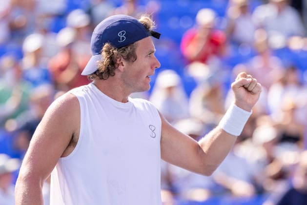 August 4, 2026, Montreal, Quebec, Canada: LIAM DRAXL from Canada reaction in match against Daniel Merida from Spain in first round at Canadian Open at IGA stadium in Montreal, Quebec, Canada on 2026-08-04 Montreal Canada - ZUMAl189 20260804_zsp_l189_095 Copyright: xYannickxLegarex