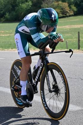 04.08.2026 --- Lacets de Marsannay, Frankreich --- Radsport --- Tour De France Femmes --- 4. Etappe Einzelzeitfahren von Gevrey-Chambertin nach Dijon --- --- Lorena Wiebes (SD Worx) Tour De France Femmes stage 4 *** August 4, 2026, Lacets de Marsannay, France, Cycling, Tour de France Femmes, Stage 4, Individual Time Trial from Gevrey-Chambertin to Dijon, Lorena Wiebes, SD Worx, Tour de France Femmes, Stage 4