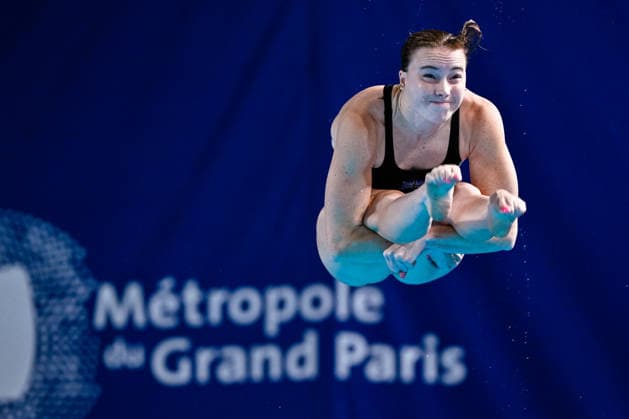 Yasmin Harper of Great Britain competes in the Diving Women s 3m Springboard Final during the European Aquatics Championships at the Olympic Aquatic Center in Paris (France), August 4, 2026. Andrea Masini Deepbluemedia Insidefoto