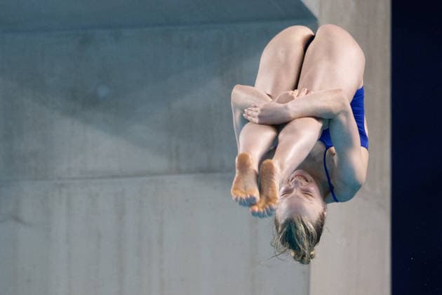 Women 3m springboard diving final European Aquatics Championships - Saint-Denis Ukraine s diver Kseniia Bochek competes in the women’s 3m springboard diving final event during the LEN European Aquatics Championships, at the Olympic Aquatics Centre in Saint-Denis, northeastern suburbs of Paris, on August 4, 2026. Photo by Raphael Lafargue ABACAPRESS.COM Saint-Denis France  Copyright: xLafarguexRaphael ABACAx