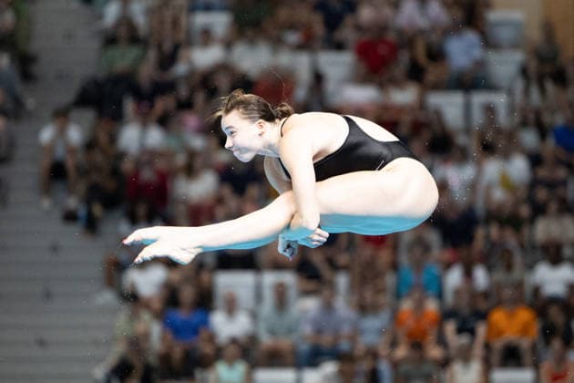 Women 3m springboard diving final European Aquatics Championships - Saint-Denis Britain s diver Yasmin Harper competes in the women’s 3m springboard diving final event during the LEN European Aquatics Championships, at the Olympic Aquatics Centre in Saint-Denis, northeastern suburbs of Paris, on August 4, 2026. Photo by Raphael Lafargue ABACAPRESS.COM Saint-Denis France  Copyright: xLafarguexRaphael ABACAx