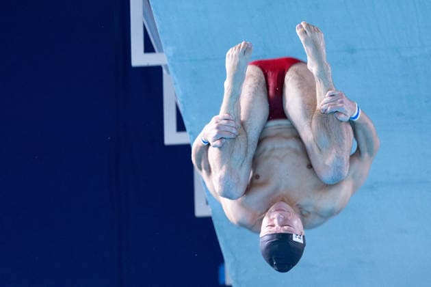 Men 10m platform synchro diving final European Aquatics Championships - Saint-Denis Divers compete in the men’s 10m platform synchro diving final event during the LEN European Aquatics Championships, at the Olympic Aquatics Centre in Saint-Denis, northeastern suburbs of Paris, on August 4, 2026. Photo by Raphael Lafargue ABACAPRESS.COM Saint-Denis France  Copyright: xLafarguexRaphael ABACAx