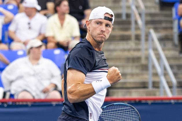 August 4, 2026, Montreal, Quebec, Canada: JAMES DUCKWORTH from Australia reaction service in match against Alex de Minaur (3) from Australia in second round at Canadian Open at IGA stadium in Montreal, Quebec, Canada on 2026-08-04 Montreal Canada - ZUMAl189 20260804_zsp_l189_109 Copyright: xYannickxLegarex