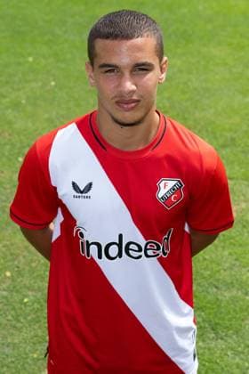 UTRECHT , 04-08-2026 , Sportcomplex Zoudenbalch , season 2026 2027 , season 2026 2027 , Dutch Keukenkampioen divisie , football , photocall Jong FC Utrecht , picture shows Driss Laaouina photocall Jong Utrecht  x205461584x Copyright: