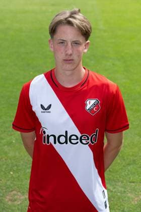 UTRECHT , 04-08-2026 , Sportcomplex Zoudenbalch , season 2026 2027 , season 2026 2027 , Dutch Keukenkampioen divisie , football , photocall Jong FC Utrecht , picture shows Jesper Eujen photocall Jong Utrecht  x205461590x Copyright: