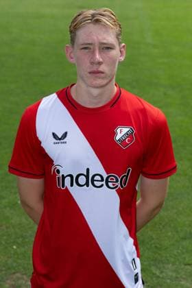 UTRECHT , 04-08-2026 , Sportcomplex Zoudenbalch , season 2026 2027 , season 2026 2027 , Dutch Keukenkampioen divisie , football , photocall Jong FC Utrecht , picture shows Tom Wellerdieck photocall Jong Utrecht  x205461606x Copyright:
