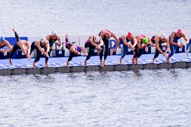 France, Paris, Centre Aquatique Olympique Metropole du Grand Paris, 05.08.2026, European Aquatics Championships Artistic Swimming, Day 6, 5km Open Water, Start of the Race, Photo by Eibner Pressefoto Tino Henschel European Aquatics Championships Artistic Swimming, Day 6, 5km Open Water Paris *** France, Paris, Centre Aquatique Olympique Metropole du Grand Paris, August 5, 2026, European Aquatics Championships – Artistic Swimming, Day 6, 5 km Open Water, Start of the Race, Photo by Eibner Pressefoto Tino Henschel European Aquatics Championships – Artistic Swimming, Day 6, 5 km Open Water, Paris Copyright: xEibnerxPressefotox