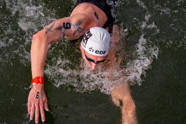 France, Paris, Centre Aquatique Olympique Metropole du Grand Paris, 05.08.2026, European Aquatics Championships Artistic Swimming, Day 6, 5km Open Water, Florian Wellbrock of Germany, Photo by Eibner Pressefoto Tino Henschel European Aquatics Championships Artistic Swimming, Day 6, 5km Open Water Paris *** France, Paris, Centre Aquatique Olympique Metropole du Grand Paris, August 5, 2026, European Aquatics Championships – Artistic Swimming, Day 6, 5 km Open Water, Florian Wellbrock of Germany, Photo by Eibner Pressefoto Tino Henschel, European Aquatics Championships – Artistic Swimming, Day 6, 5 km Open Water, Paris Copyright: xEibnerxPressefotox