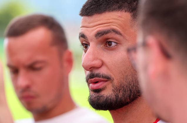 05.08.2026, Deutschland, Grassau, Fußball Bundesliga, Saison 2026 2027, Trainingslager VfB Stuttgart, Deniz Undav *** August 5, 2026, Germany, Grassau, Bundesliga, 2026–2027 season, VfB Stuttgart training camp, Deniz Undav