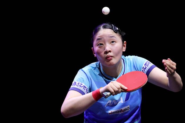 Miwa Harimoto (JPN), AUGUST 5, 2026 - Table tennis, Tischtennis : WTT Champions Yokohama 2026 Women s singles round of 32 at Yokohama BUNTAI, Kanagawa, Japan. Noxthirdxpartyxsales  aflo_340131815 NaokixNishimurax