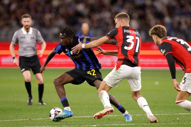 Football, friendly match, AC Milan v Inter Milan