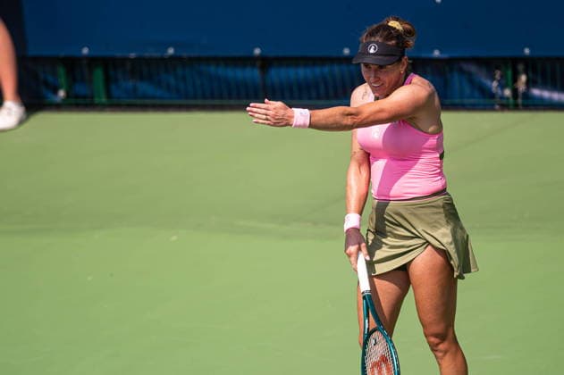Warszawa 05.08.2026. Tennis. WTA, Tennis Damen 125 Warsaw T-Mobile Polish Open, day 4, Warsaw, Poland --- Tenis. Turniej WTA 125 Warsaw T-Mobile Polish Open, dzien 4, Warszawa Persons shown : Katarzyna Kawa Fot. Kai Taller Arena Akcji NEWSPIX.PL --- newspix.pl POLAND OUT! 