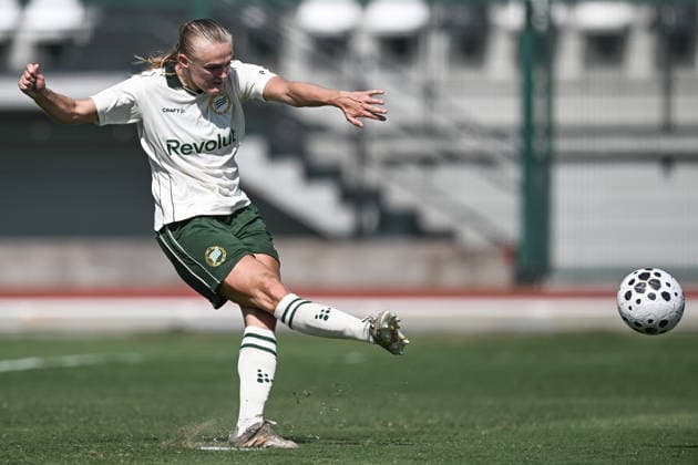 260805 Elin Sorum of Hammarby scores the 0-2 goal during the UEFA Women s Champions League qualifying match between Hammarby and Apolonia on August 5, 2026 in Biella. Photo: Daniele Buffa BILDBYRAN COP 18 XY0120 fotboll football soccer fotball uefa womens champions league hammarby apolonia dam bbeng kval *** August 5, 2026: Elin Sorum of Hammarby scores the 0–2 goal during the UEFA Women’s Champions League qualifying match between Hammarby and Apolonia on August 5, 2026 in Biella. Photo by Daniele Buffa. BILDBYRAN COP 18 XY0120 soccer football fotball UEFA Women’s Champions League Hammarby Apolonia women’s BBENG qualifiers  Copyright: DanielexBuffa BB260805BB253
