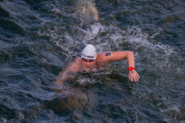 France, Paris, Centre Aquatique Olympique Metropole du Grand Paris, 05.08.2026, European Aquatics Championships Artistic Swimming, Day 6, 5km Womans Open Water, Julia Ackermann of Germany, Photo by Eibner Pressefoto Tino Henschel European Aquatics Championships Artistic Swimming, Day 6, 5km Womans Open Water Paris *** France, Paris, Centre Aquatique Olympique Metropole du Grand Paris, August 5, 2026, European Aquatics Championships – Artistic Swimming, Day 6, Women’s 5 km Open Water, Julia Ackermann of Germany, Photo by Eibner Pressefoto Tino Henschel European Aquatics Championships – Artistic Swimming, Day 6, Women’s 5 km Open Water, Paris Copyright: xEibnerxPressefotox