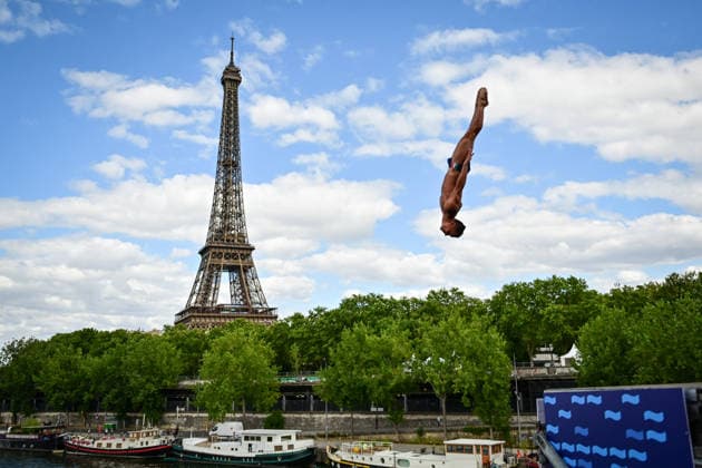 European Aquatics Championship 2026 - High Diving Italian athlete during the High Diving training at the European Swimming Championships 2026 on August 5, 2026. Photo by Tomas Stevens ABACAPRESS.COM Paris France  Copyright: xStevensxTomas ABACAx