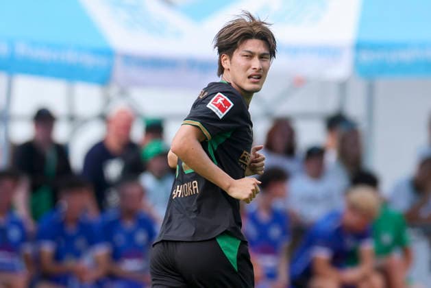 Daiki Hashioka (Borussia Moenchengladbach) schaut waehrend des Freundschaftsspiels zwischen dem FC Rottach-Egern und Borussia Moenchengladbach, Stadion Birkenmoos am 05. August 2026 in Rottach-Egern, Deutschland. (Foto von Marco Steinbrenner DeFodi Images) +++ Daiki Hashioka (Borussia Moenchengladbach) looks on during the Friendly match between FC Rottach-Egern and Borussia Moenchengladbach at Stadion Birkenmoos on August 5, 2026 in Rottach-Egern, Germany. (Photo by Marco Steinbrenner DeFodi Images) (Photo by Marco Steinbrenner DeFodi Images) - *** Daiki Hashioka of Borussia Mönchengladbach looks on during the friendly match between FC Rottach Egern and Borussia Mönchengladbach at Stadion Birkenmoos on August 5, 2026, in Rottach Egern, Germany Photo by Marco Steinbrenner DeFodi Images Daiki Hashioka of Borussia Mönchengladbach looks on during the friendly match between FC Rottach Egern and Borussia Mönchengladbach at Stadion Birkenmoos on August 5, 2026 in Rottach Egern, Germany Photo by Marco Steinbrenner DeFodi Images Photo by Marco Steinbrenner DeFodi Images