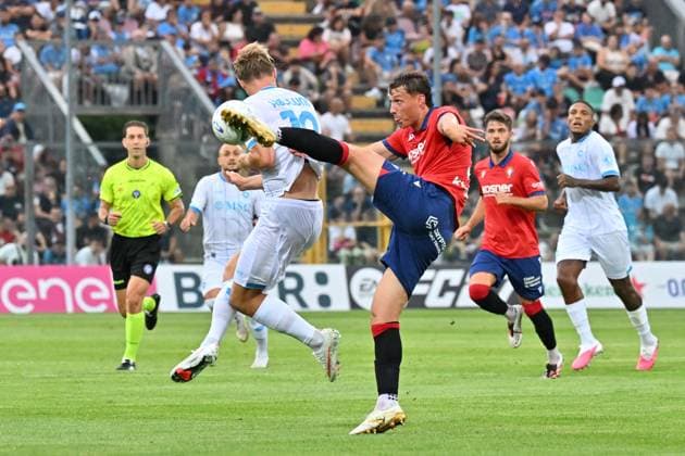Foto IPP Felice De Martino Castel di Sangro (Aq) 05 08 2026 Calcio Partita Amichevole 2026 2027 Napoli - Osasuna Nella foto: Jorge Herrando Italy Photo Press World Copyright Castel di Sangro italy Italia ITALY  Copyright: xR4924_italyphotopressx