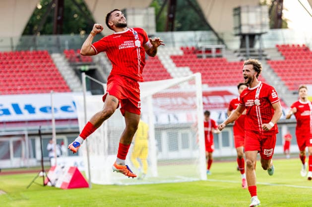 05.08.2026, GER, Fussball, Maenner, Saison 26 27, Regionalliga Nordost, 3.Spieltag, FC Rot-Weiss Erfurt - SV Tasmania Berlin Sofiane Ikene (FC Rot-Weiss Erfurt) 99096 Erfurt Steigerwaldstadion Rasenplatz Thueringen Deutschland *** August 5, 2026, GER, Soccer, Men, 2026–2027 Season, Northeast Regional League, Matchday 3, FC Rot Weiss Erfurt vs. SV Tasmania Berlin, Sofiane Ikene, FC Rot Weiss Erfurt, 99096 Erfurt, Steigerwaldstadion, Grass Field, Thuringia, Germany