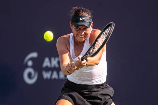 Warszawa 05.08.2026. Tennis. WTA, Tennis Damen 125 Warsaw T-Mobile Polish Open, day 4, Warsaw, Poland --- Tenis. Turniej WTA 125 Warsaw T-Mobile Polish Open, dzien 4, Warszawa Persons shown : Weronika Falkowska Fot. Kai Taller Arena Akcji NEWSPIX.PL --- newspix.pl 