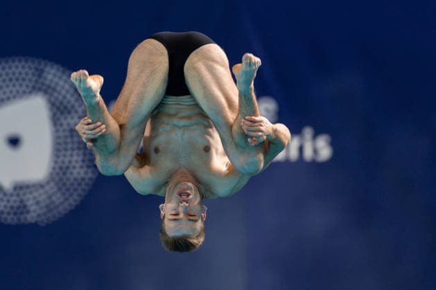 SWIMMING - EAC 2026 PARIS,FRANCE,05.AUG.26 - SWIMMING - European Aquatics Championships Paris 2026, diving, 3m springboard, men. Image shows Moritz Wesemann (GER).  GEPAxpictures xPhilippxBrem