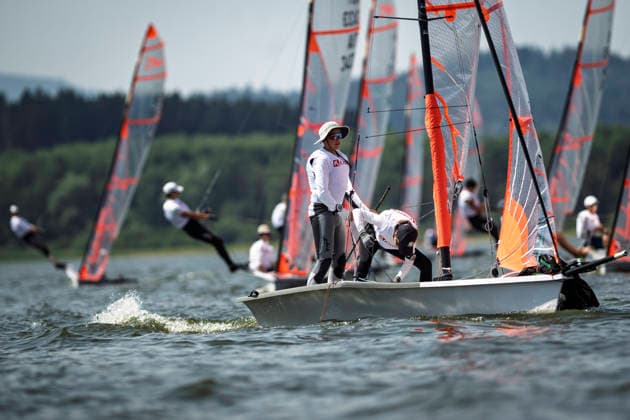 Sailing, European Championships on Lake Lipno in Černa v Posumavi
