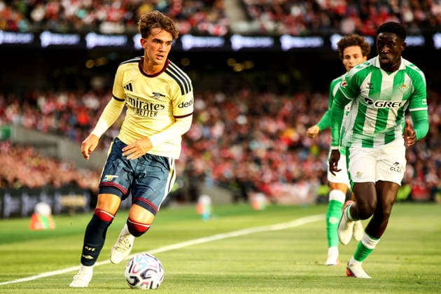 Preseason Friendly, Aviva Stadium, Dublin 5 8 2026 Arsenal vs Real Betis Arsenal™s Max Dowman in action Max Dowman in action 5 8 2026  Copyright: xx GH1_9787
